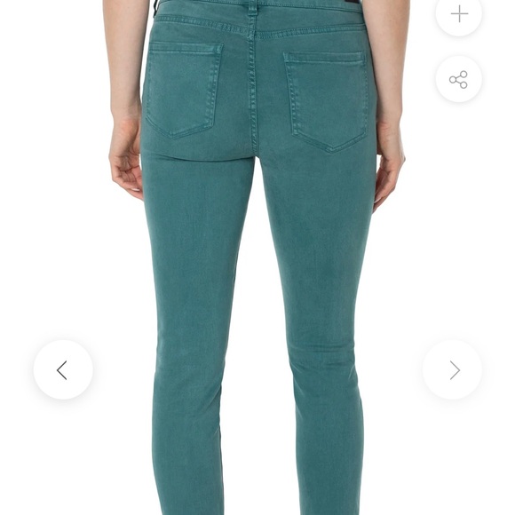 Liverpool Size 4/27 ankle skinny jeans in Green - Picture 5 of 6